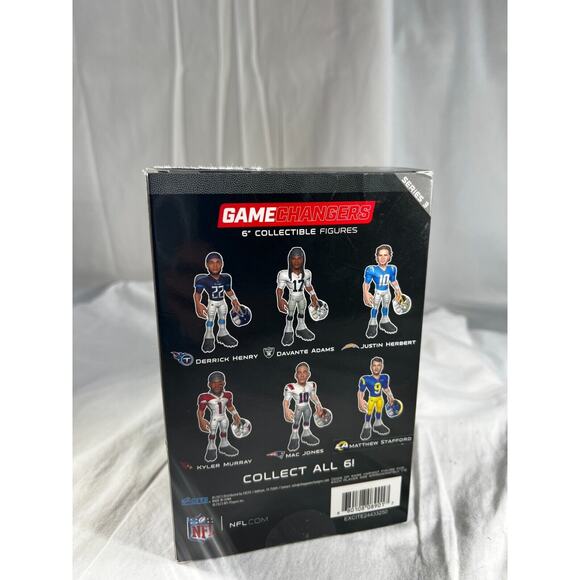 NFL Mac Jones Figure #10 Game Changers Limited Edition 6" Excite 2023 NEW Sealed - Picture 4 of 16